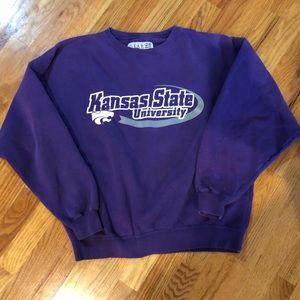 Vintage Sweaters - Vintage Kansas State Wildcats Crewnweck Vintage Sweaters - Vintage Kansas State Wildcats Crewnweck